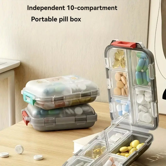 Recommended by  Doctors 7-Day Pill Organizer - Dustproof & Moisture-Proof (PACK Of 5)