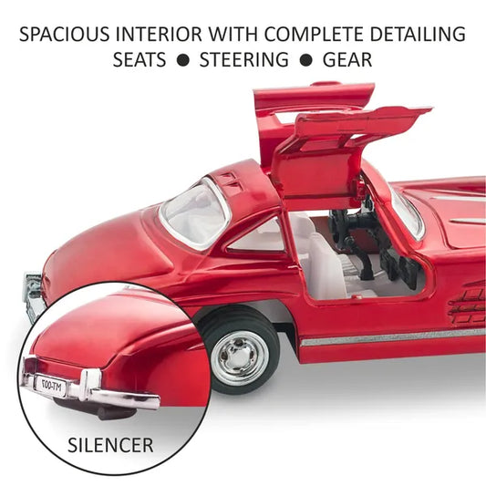 Multicolor Classics Pull‑Back Action Toy Car – Realistic Design