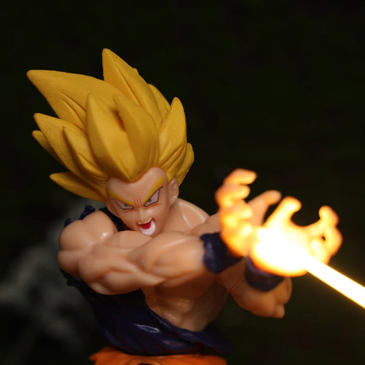 Super Saiyan Energy Blast Night Light Anime Gamer LED Lamp Power Attack Light