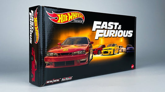 Hot Wheel Fast & Furious Premium Bundle Box Set R33 S15 Jetta F-150 Maxima