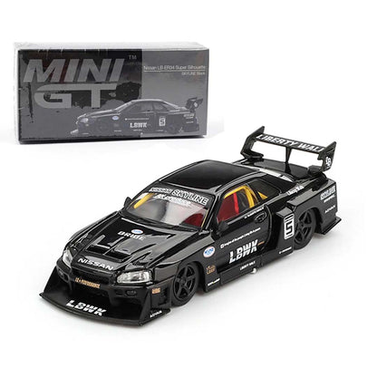 MINI GT Nissan LB-ER34 Super Silhouette SKYLINE Black