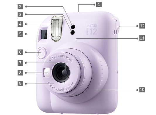 Fujifilm Instax Mini 12 Instant Camera-Purple