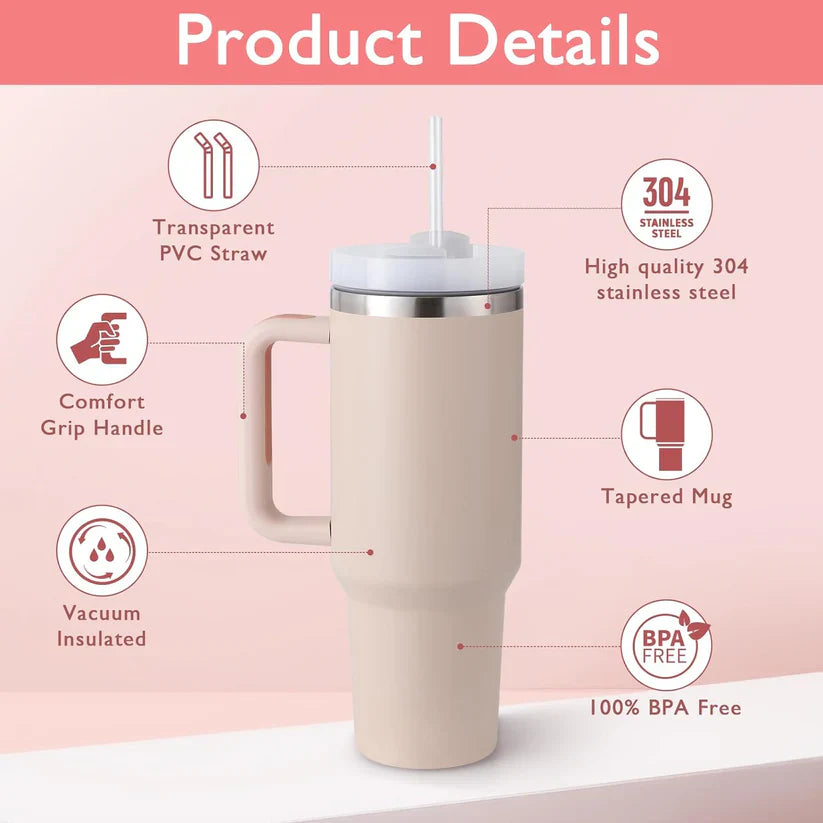 Memories Insite™ Personalized Double Wall Vacuum Insulated Sipper - 1.2L