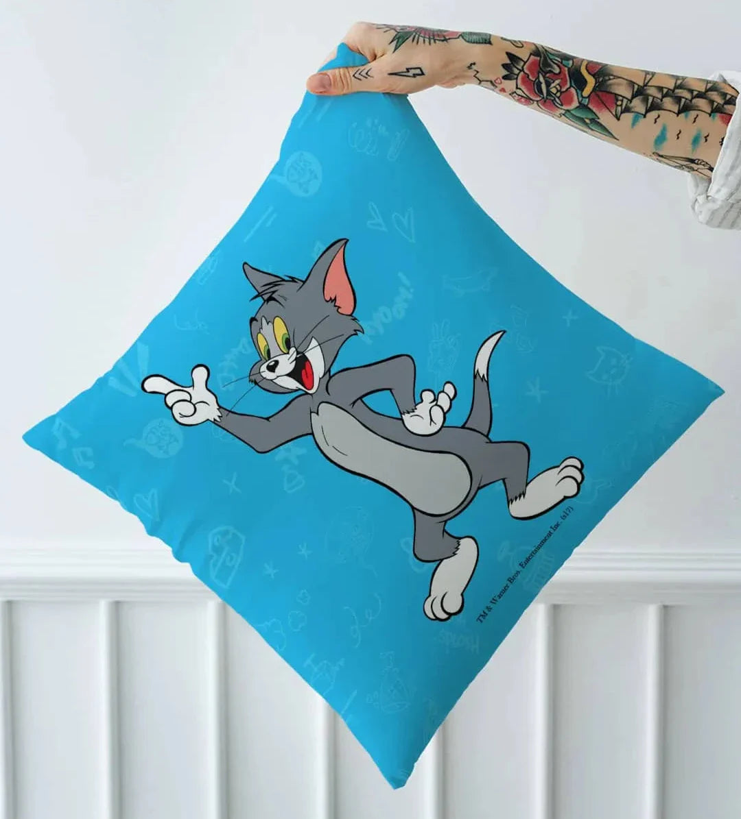 Playful Tom Square Pillow