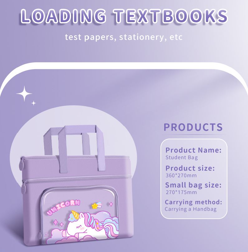 NIYO TOYS Children's Multipurpose Bag with Unicorn Design