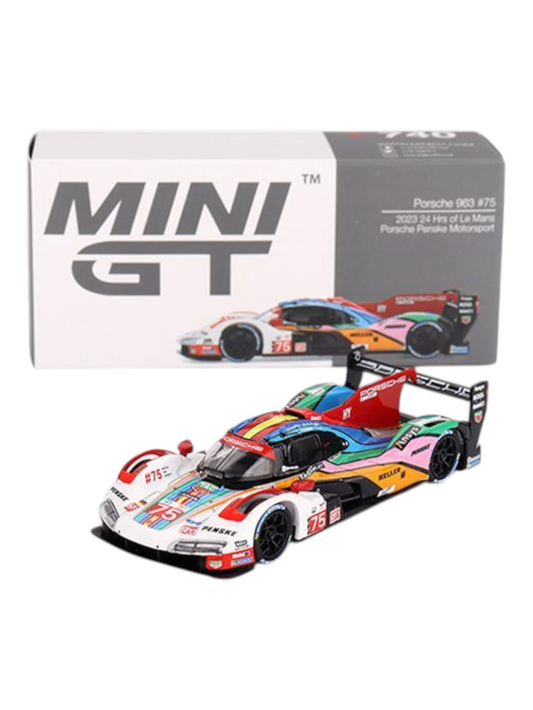 Mini GT Porsche 963 #75 (2023 24 Hrs of Le Mans Porsche Penske Motorsport) Code-740 1:64 Scale