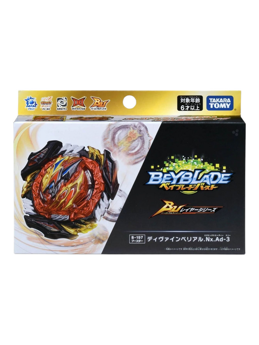 Takara Tomy Divine Belial .Nx.Ad-3 Burst BU Beyblade B-197
