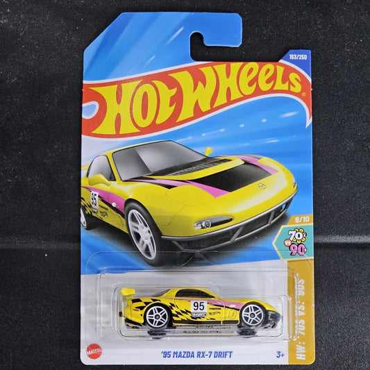 Hot Wheels 2025 J and K Case Vehicle Exclusive Collection - '95 Mazda Rx-7 Drift
