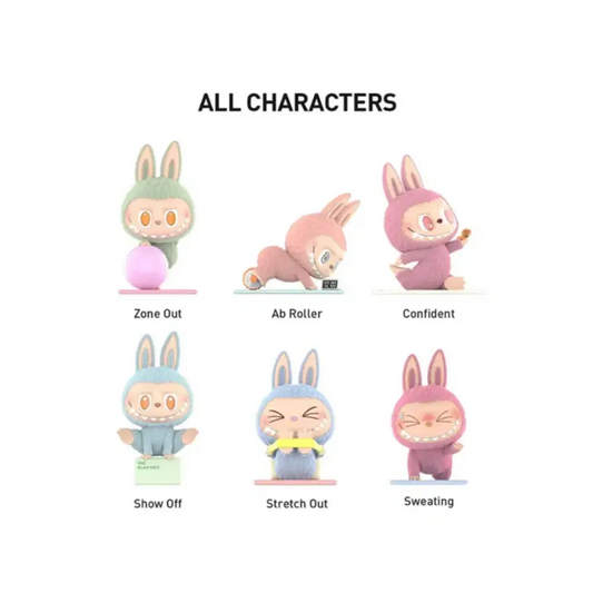 The Monsters Lazy Yoga Series Figures Sealed Case