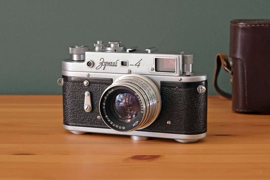 Zorki 4 Vintage Rangefinder Film Camera & Jupiter 8 Lens